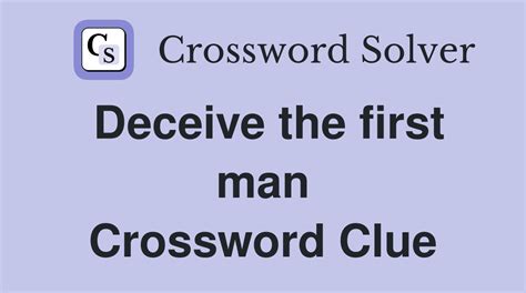 deceive crossword